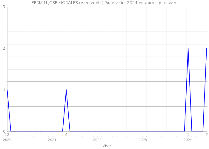 FERMIN JOSE MORALES (Venezuela) Page visits 2024 