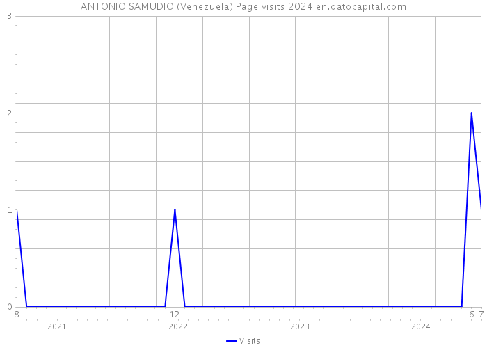 ANTONIO SAMUDIO (Venezuela) Page visits 2024 