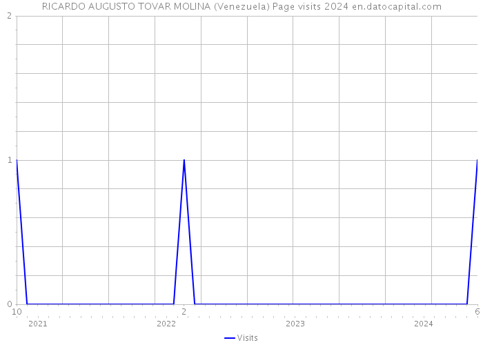 RICARDO AUGUSTO TOVAR MOLINA (Venezuela) Page visits 2024 