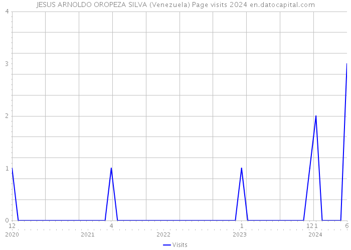 JESUS ARNOLDO OROPEZA SILVA (Venezuela) Page visits 2024 