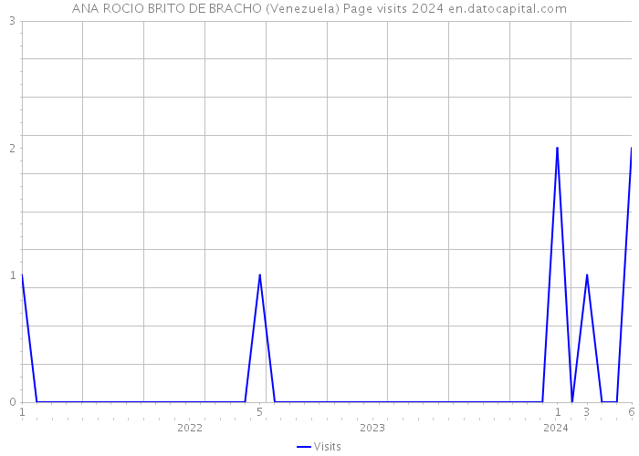ANA ROCIO BRITO DE BRACHO (Venezuela) Page visits 2024 