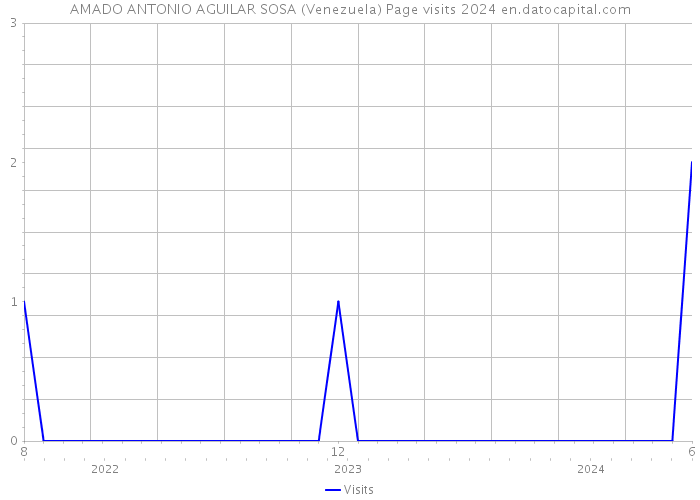AMADO ANTONIO AGUILAR SOSA (Venezuela) Page visits 2024 