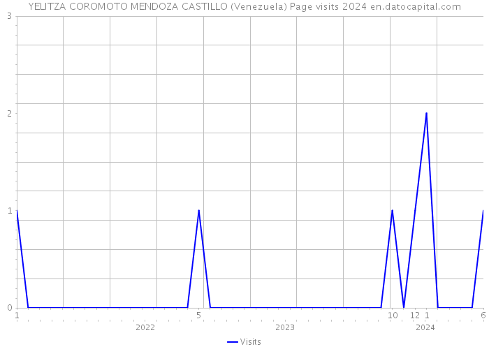 YELITZA COROMOTO MENDOZA CASTILLO (Venezuela) Page visits 2024 