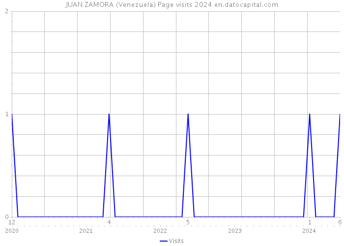 JUAN ZAMORA (Venezuela) Page visits 2024 
