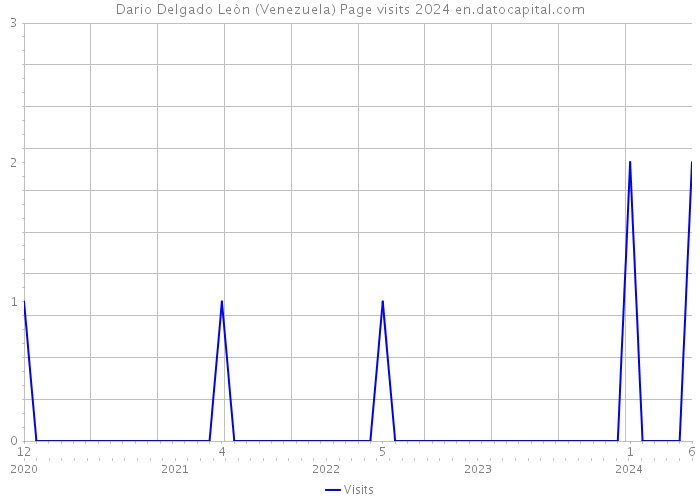 Dario Delgado Leòn (Venezuela) Page visits 2024 