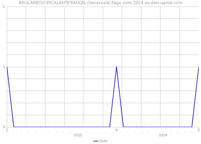 RAUL ARECIO ESCALANTE RANGEL (Venezuela) Page visits 2024 