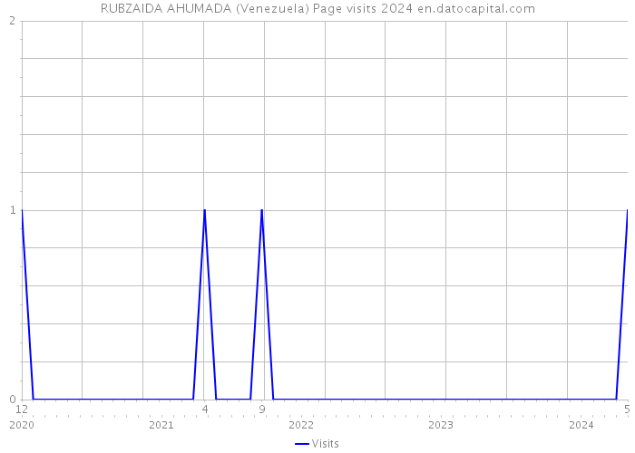 RUBZAIDA AHUMADA (Venezuela) Page visits 2024 
