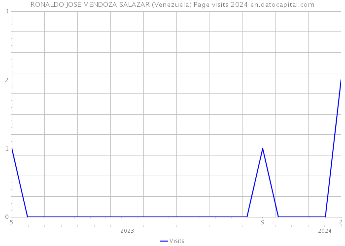RONALDO JOSE MENDOZA SALAZAR (Venezuela) Page visits 2024 