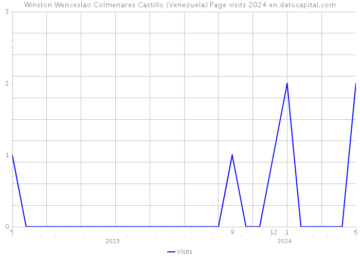 Winston Wenceslao Colmenares Castillo (Venezuela) Page visits 2024 