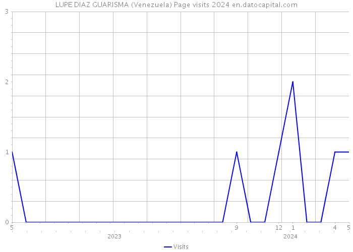 LUPE DIAZ GUARISMA (Venezuela) Page visits 2024 