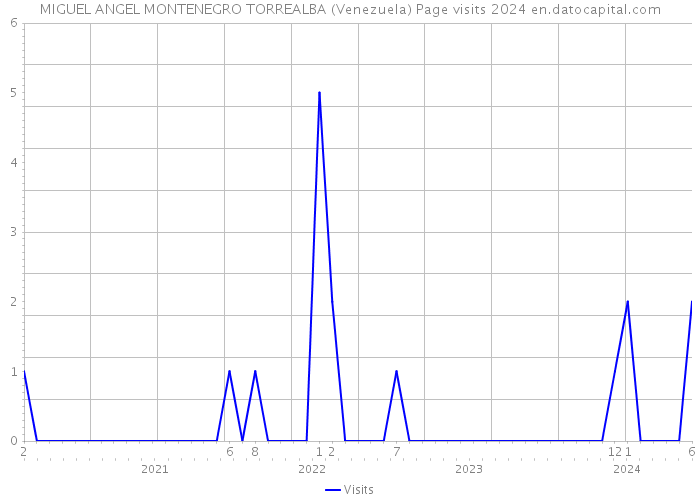 MIGUEL ANGEL MONTENEGRO TORREALBA (Venezuela) Page visits 2024 