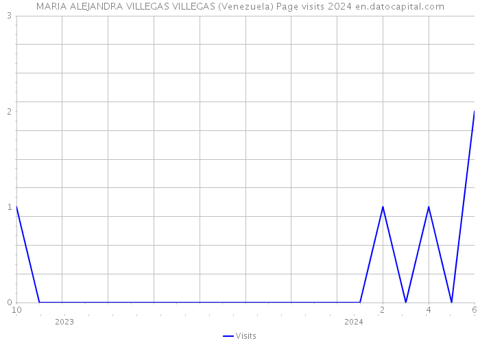 MARIA ALEJANDRA VILLEGAS VILLEGAS (Venezuela) Page visits 2024 