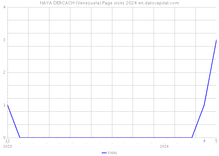 NAYA DERCACH (Venezuela) Page visits 2024 