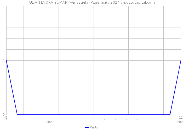 JULIAN EVORA YUMAR (Venezuela) Page visits 2024 