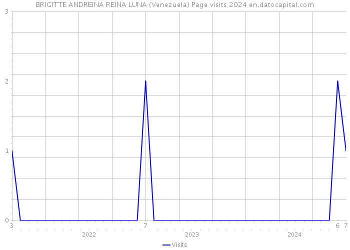 BRIGITTE ANDREINA REINA LUNA (Venezuela) Page visits 2024 