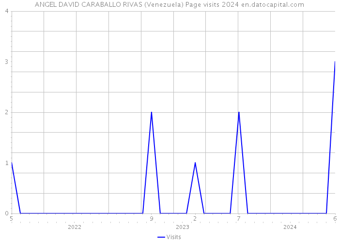 ANGEL DAVID CARABALLO RIVAS (Venezuela) Page visits 2024 