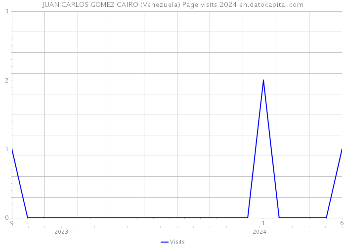 JUAN CARLOS GOMEZ CAIRO (Venezuela) Page visits 2024 