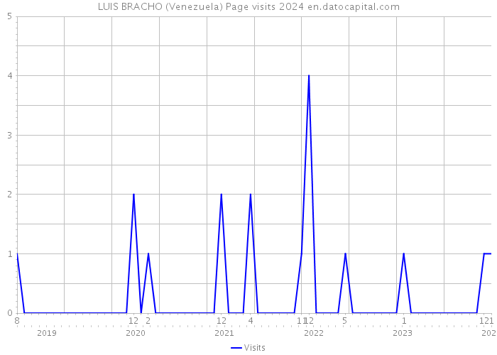 LUIS BRACHO (Venezuela) Page visits 2024 