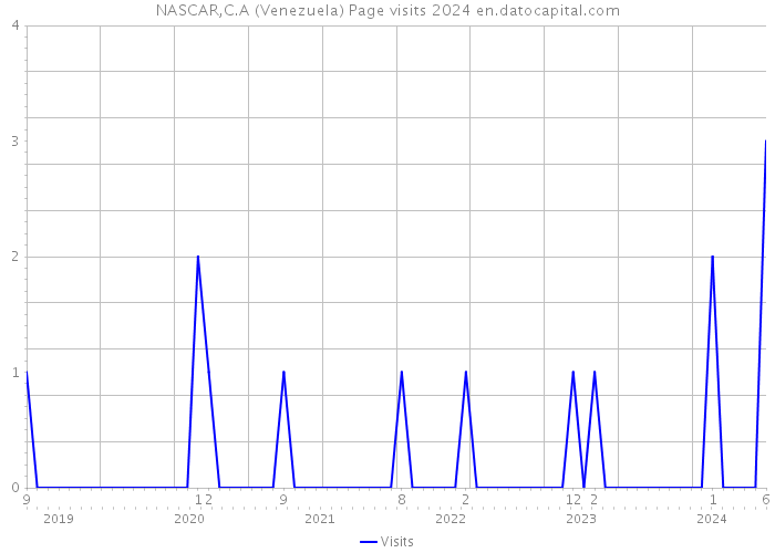 NASCAR,C.A (Venezuela) Page visits 2024 