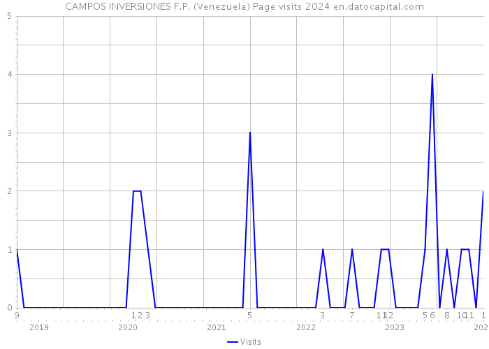 CAMPOS INVERSIONES F.P. (Venezuela) Page visits 2024 