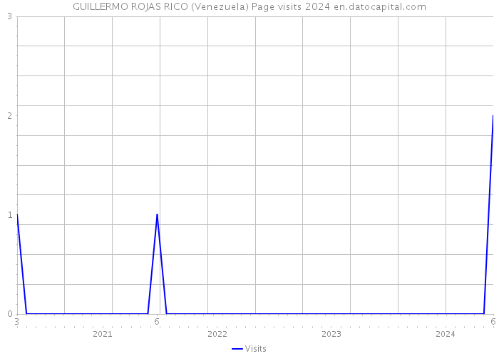 GUILLERMO ROJAS RICO (Venezuela) Page visits 2024 