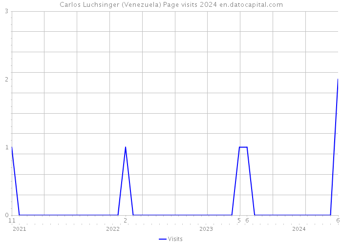 Carlos Luchsinger (Venezuela) Page visits 2024 