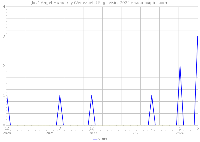 José Angel Mundaray (Venezuela) Page visits 2024 