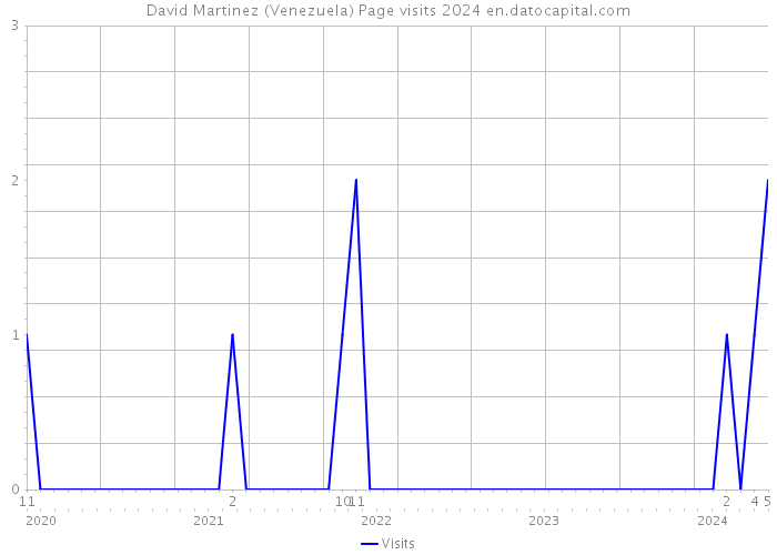 David Martinez (Venezuela) Page visits 2024 