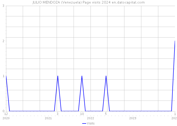 JULIO MENDOZA (Venezuela) Page visits 2024 
