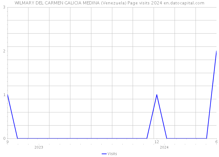 WILMARY DEL CARMEN GALICIA MEDINA (Venezuela) Page visits 2024 