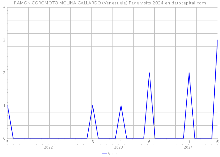 RAMON COROMOTO MOLINA GALLARDO (Venezuela) Page visits 2024 