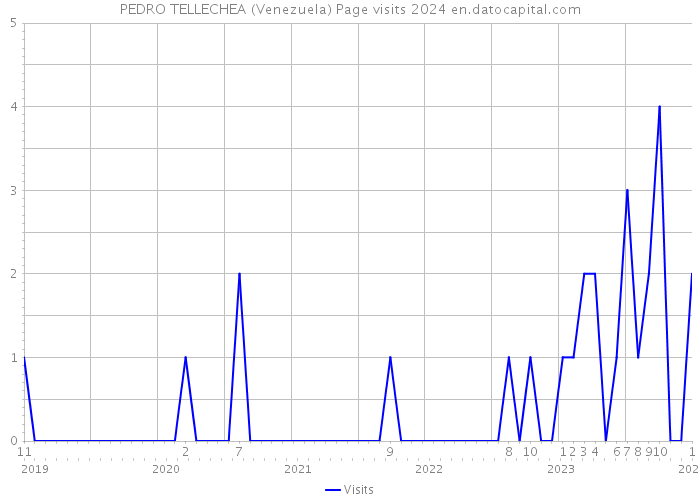 PEDRO TELLECHEA (Venezuela) Page visits 2024 