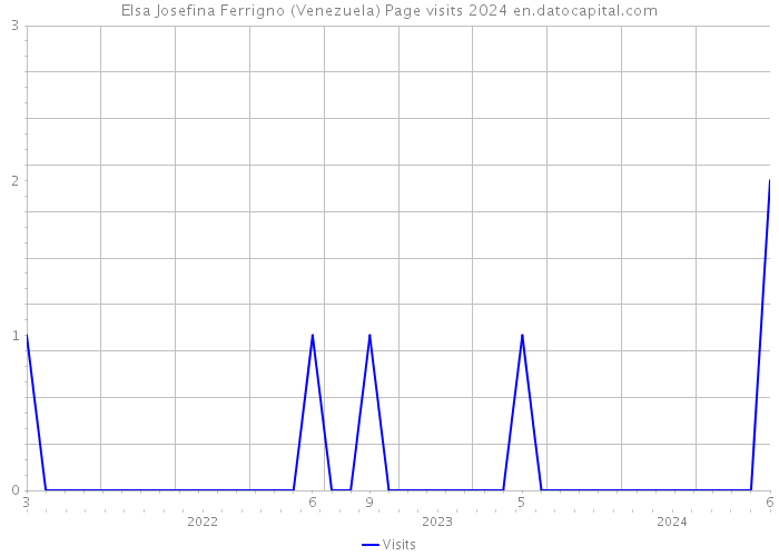 Elsa Josefina Ferrigno (Venezuela) Page visits 2024 