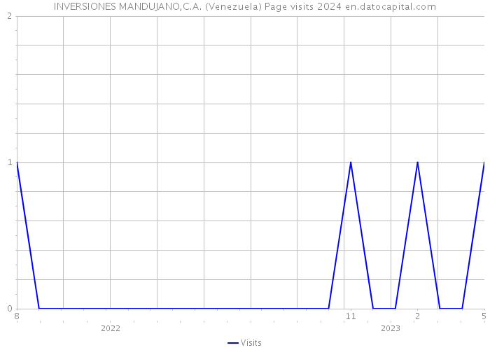INVERSIONES MANDUJANO,C.A. (Venezuela) Page visits 2024 