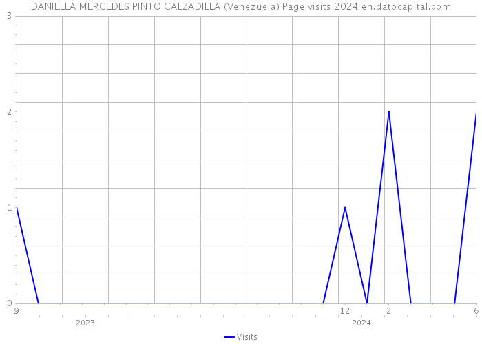 DANIELLA MERCEDES PINTO CALZADILLA (Venezuela) Page visits 2024 