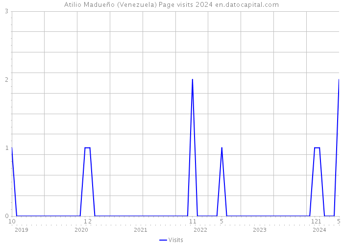 Atilio Madueño (Venezuela) Page visits 2024 