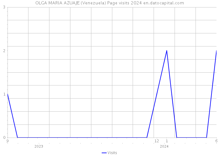 OLGA MARIA AZUAJE (Venezuela) Page visits 2024 