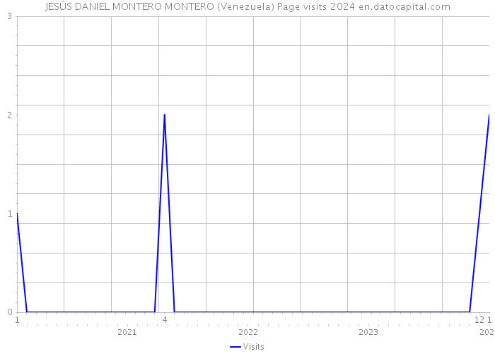 JESÚS DANIEL MONTERO MONTERO (Venezuela) Page visits 2024 