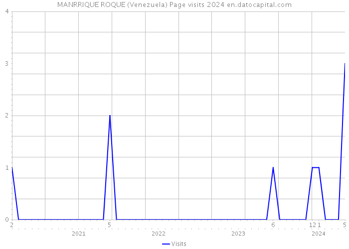 MANRRIQUE ROQUE (Venezuela) Page visits 2024 
