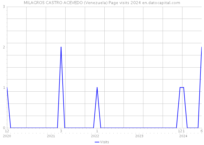 MILAGROS CASTRO ACEVEDO (Venezuela) Page visits 2024 