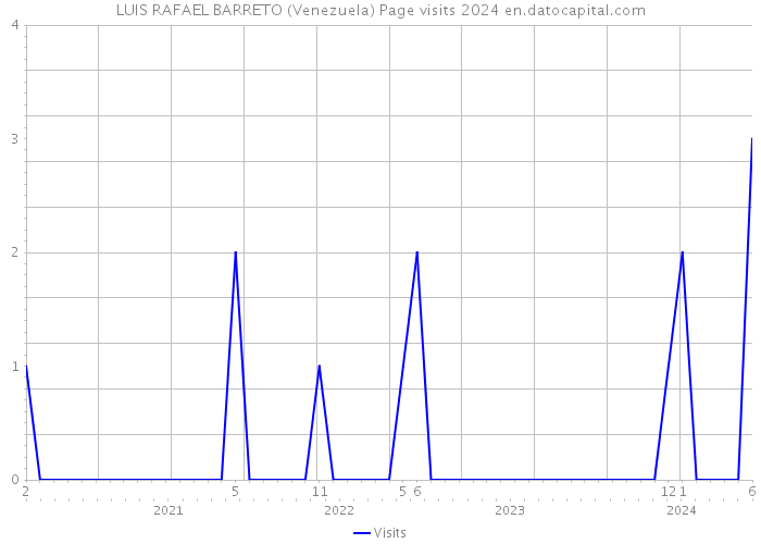 LUIS RAFAEL BARRETO (Venezuela) Page visits 2024 