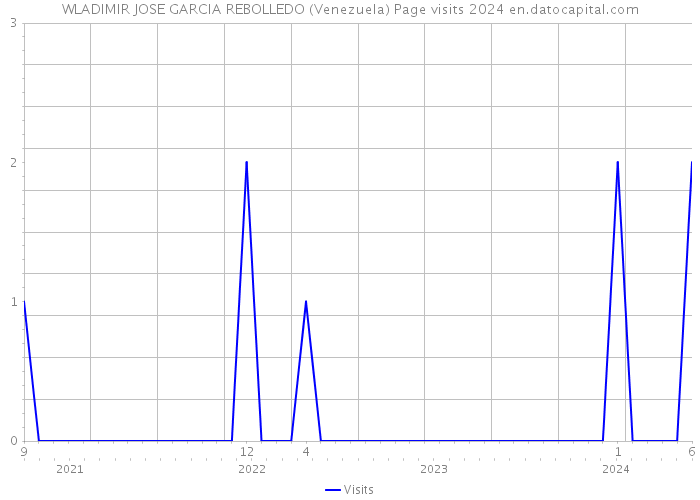 WLADIMIR JOSE GARCIA REBOLLEDO (Venezuela) Page visits 2024 