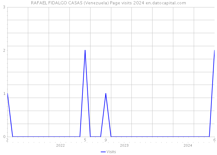 RAFAEL FIDALGO CASAS (Venezuela) Page visits 2024 