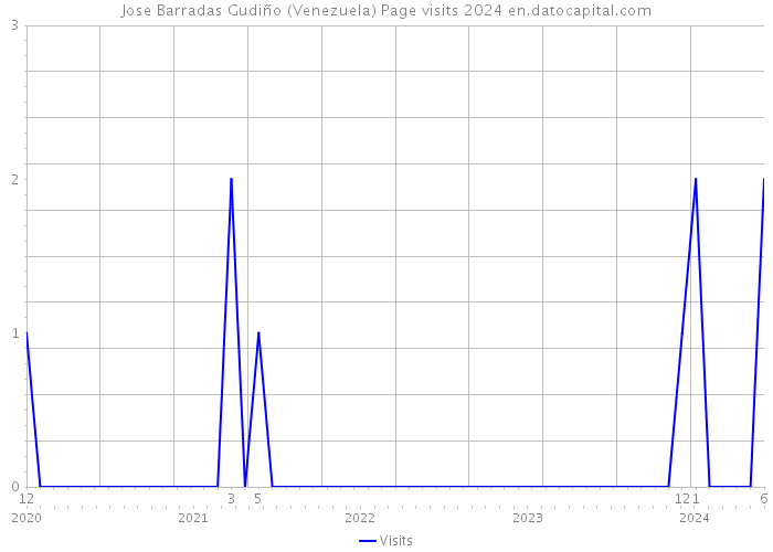 Jose Barradas Gudiño (Venezuela) Page visits 2024 