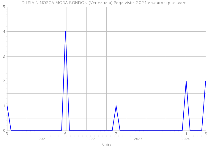 DILSIA NINOSCA MORA RONDON (Venezuela) Page visits 2024 