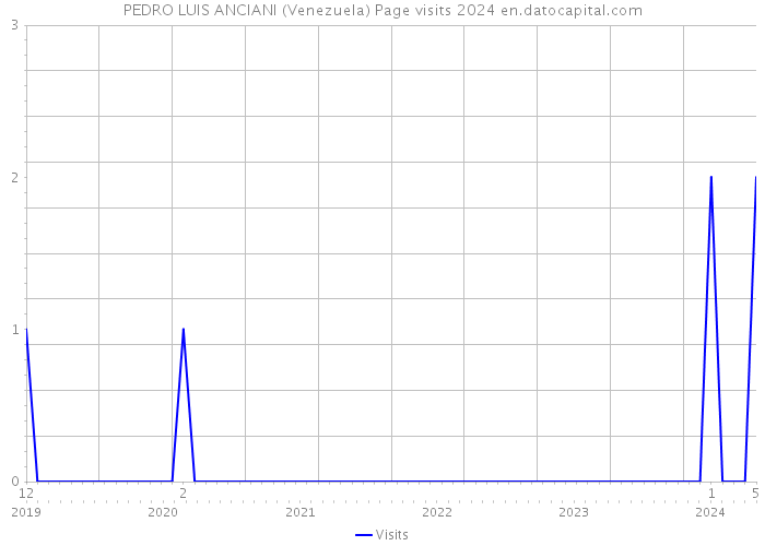 PEDRO LUIS ANCIANI (Venezuela) Page visits 2024 