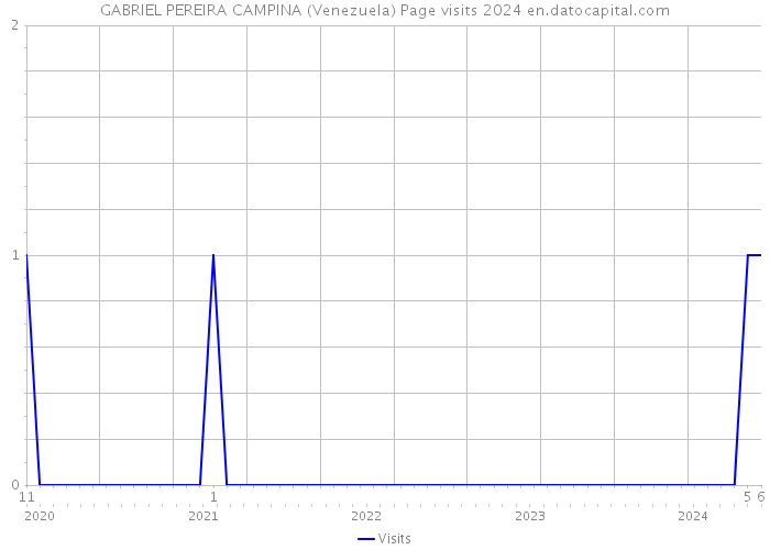 GABRIEL PEREIRA CAMPINA (Venezuela) Page visits 2024 