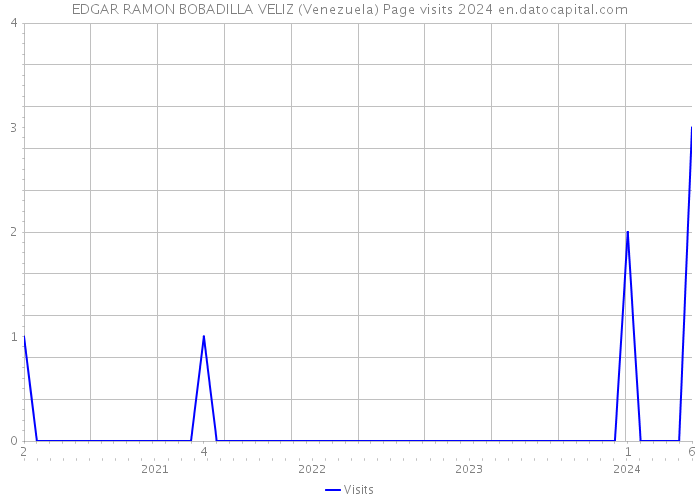 EDGAR RAMON BOBADILLA VELIZ (Venezuela) Page visits 2024 