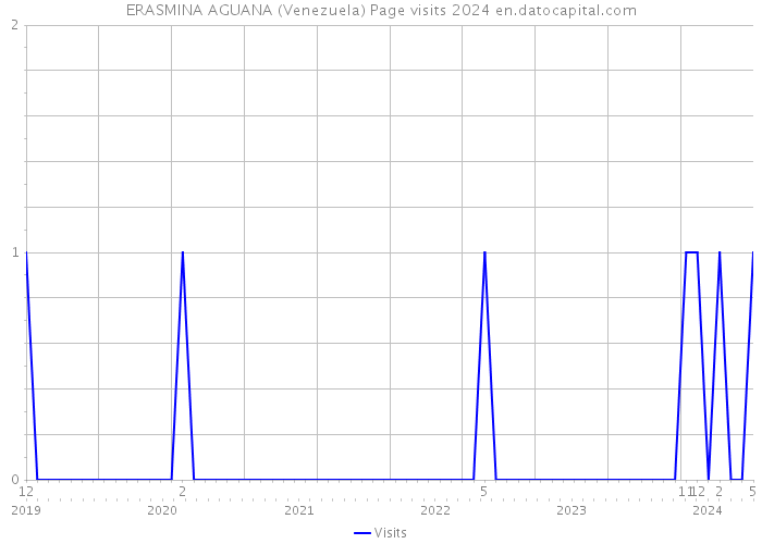 ERASMINA AGUANA (Venezuela) Page visits 2024 