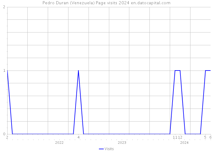 Pedro Duran (Venezuela) Page visits 2024 